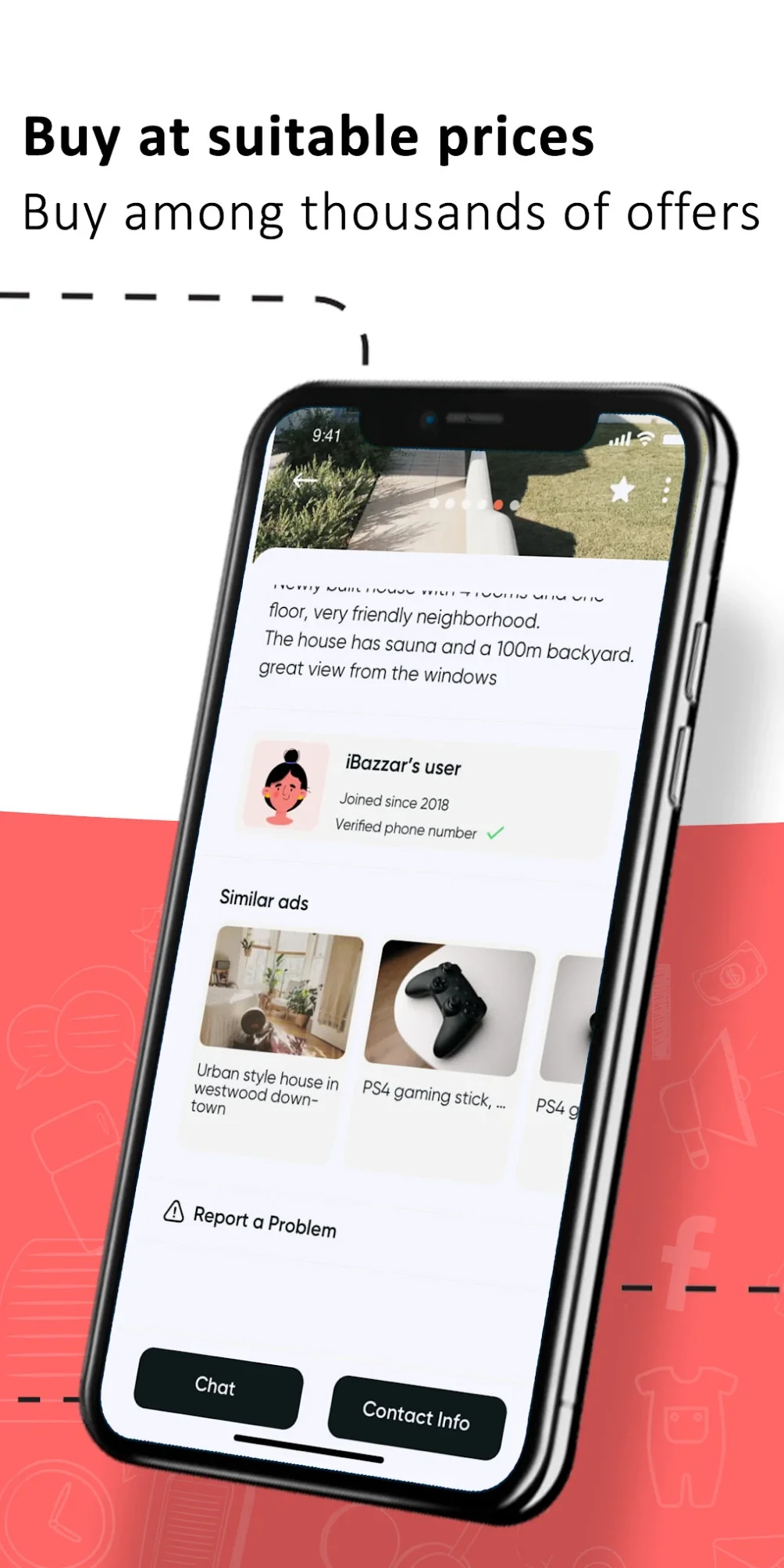 iBazzar App Store screenshot: buy at suitable prices
